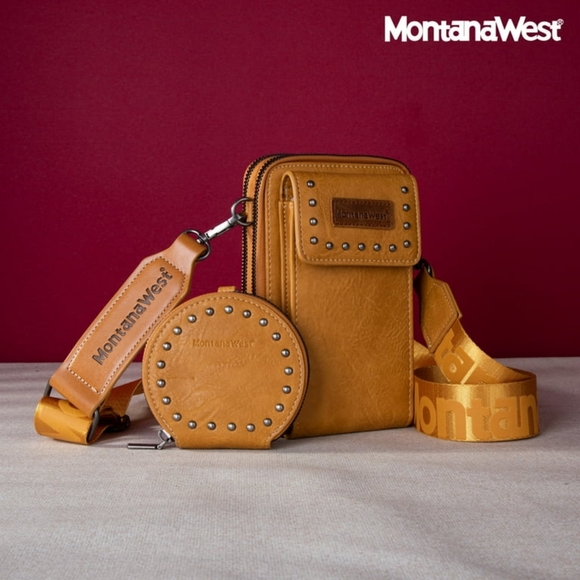 Montana West Cell Phone Wallet Purse for Women Crossbody Bag with Coin Purse - Picture 10 of 11